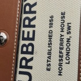 Burberry Logo Title Pocket Crossbody Bag Canvas and Leather Mini — thumbnail 9