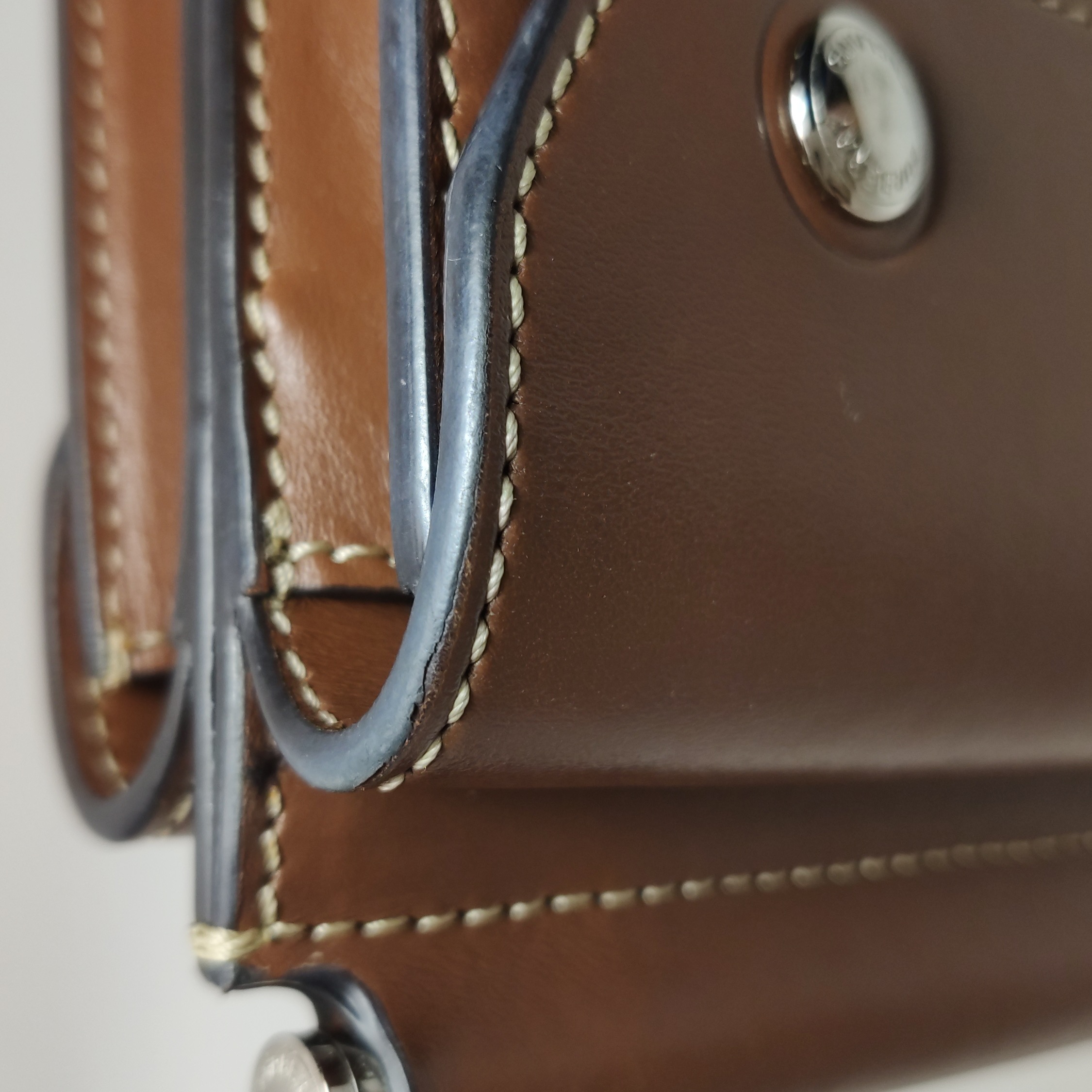 Burberry Logo Title Pocket Crossbody Bag Canvas and Leather Mini — photo 12 of 15