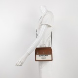 Burberry Logo Title Pocket Crossbody Bag Canvas and Leather Mini — thumbnail 2