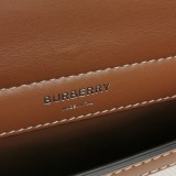 Burberry Logo Title Pocket Crossbody Bag Canvas and Leather Mini — thumbnail 8