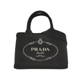 Prada Canapa Convertible Shopping Tote Canvas Small — thumbnail 1