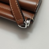 Burberry Logo Title Pocket Crossbody Bag Canvas and Leather Mini — thumbnail 12