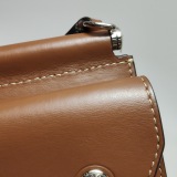 Burberry Logo Title Pocket Crossbody Bag Canvas and Leather Mini — thumbnail 11