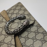 Gucci Dionysus Bag GG Coated Canvas with Crystal Embellished Metal — thumbnail 9