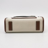 Burberry Freya Shopping Tote Canvas with Leather Mini — thumbnail 6