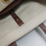 Burberry Freya Shopping Tote Canvas with Leather Mini — thumbnail 11