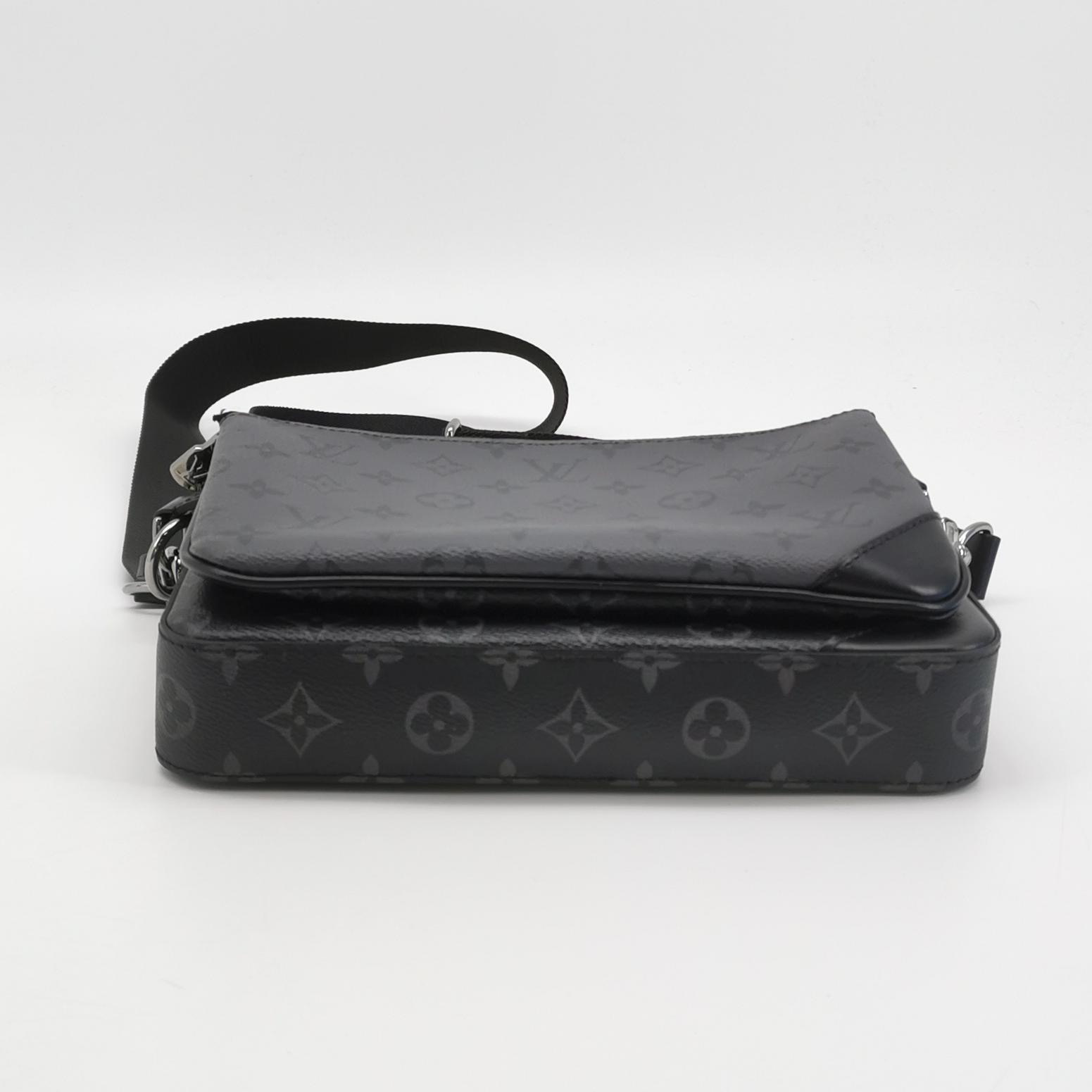 Louis Vuitton(LV) Trio Messenger Bag Reverse Monogram Eclipse Canvas — photo 7 of 20
