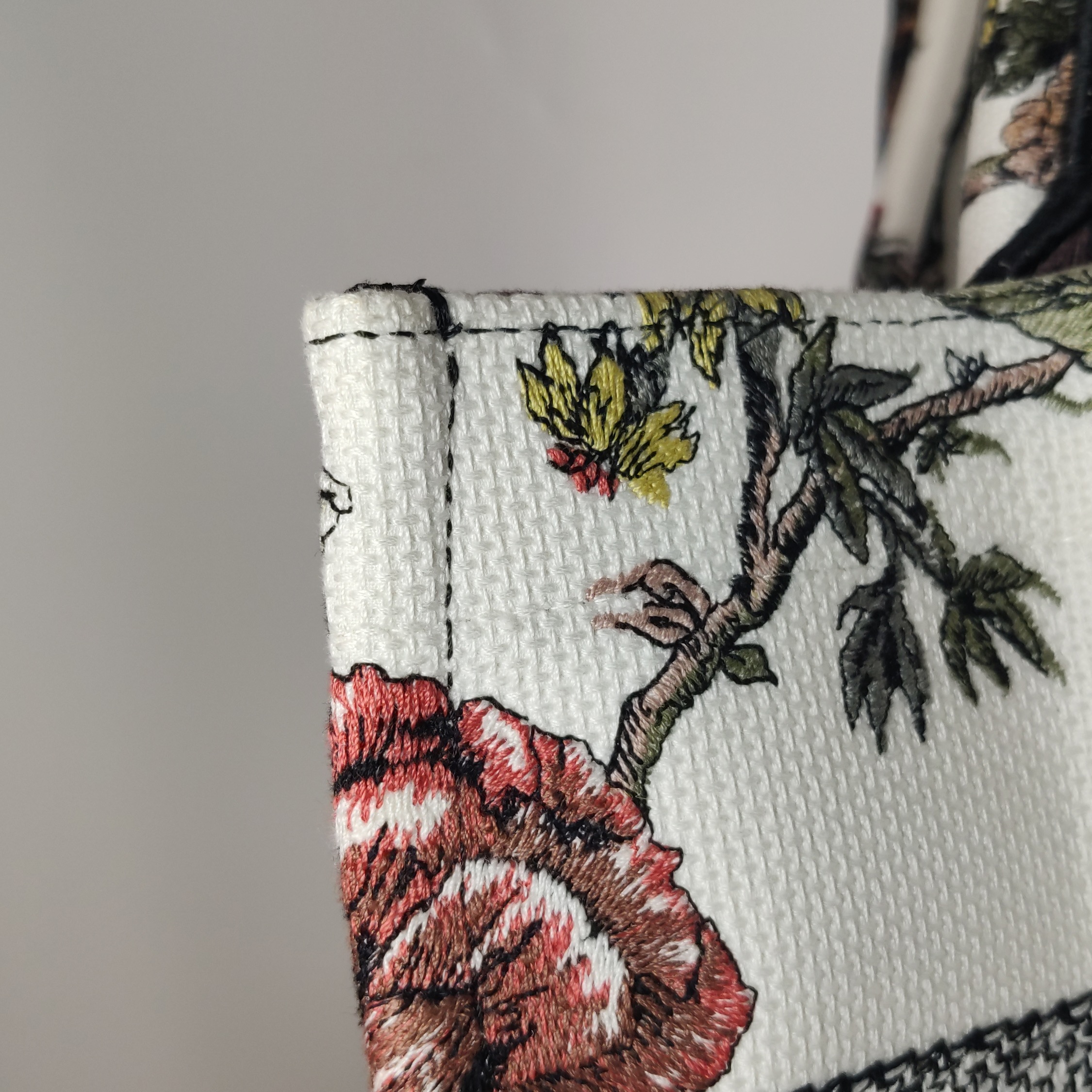 Christian Dior Book Tote Embroidered Canvas Medium — photo 12 of 25