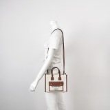 Burberry Freya Shopping Tote Canvas with Leather Mini — thumbnail 2