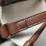 Burberry Freya Shopping Tote Canvas with Leather Mini — thumbnail 11