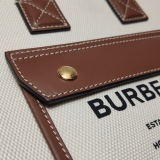 Burberry Freya Shopping Tote Canvas with Leather Mini — thumbnail 10