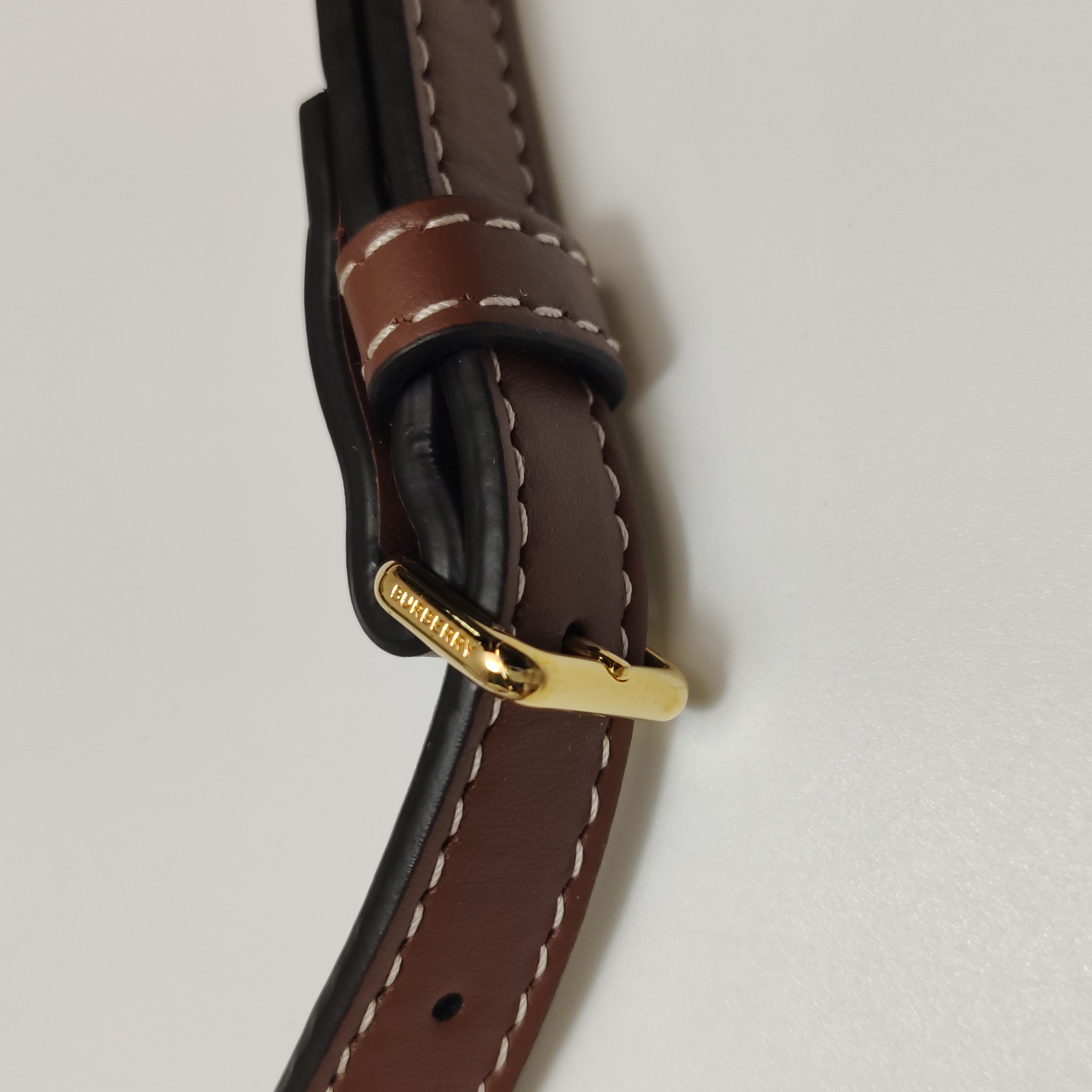 Burberry Freya Shopping Tote Canvas with Leather Mini — photo 12 of 14