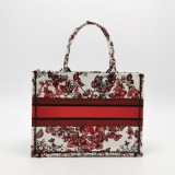 Christian Dior Book Tote Embroidered Canvas Medium — thumbnail 5