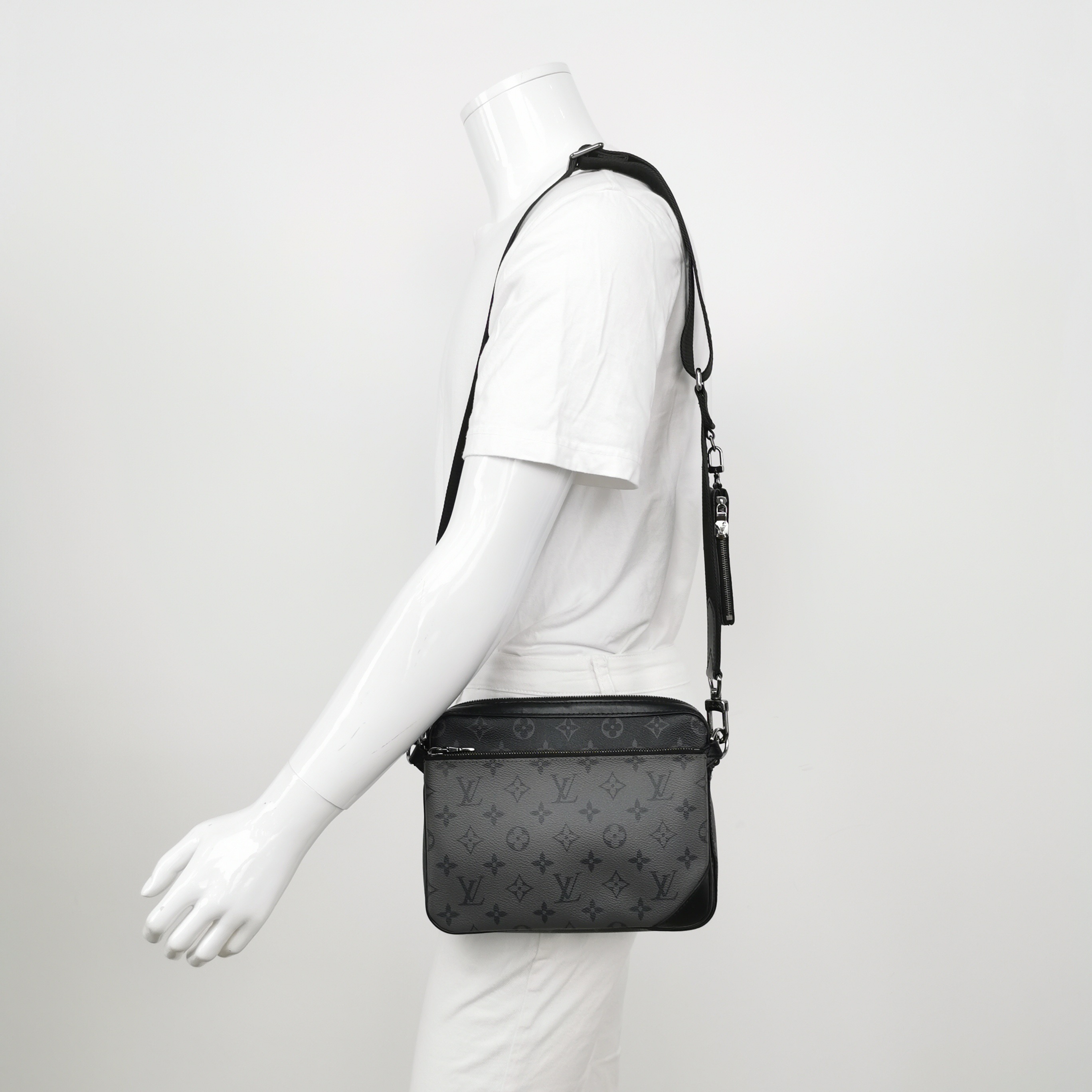 Louis Vuitton(LV) Trio Messenger Bag Reverse Monogram Eclipse Canvas — alternate view