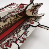Christian Dior Book Tote Embroidered Canvas Medium — thumbnail 7