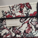 Christian Dior Book Tote Embroidered Canvas Medium — thumbnail 8