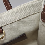 Burberry Freya Shopping Tote Canvas with Leather Mini — thumbnail 10