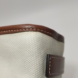 Burberry Freya Shopping Tote Canvas with Leather Mini — thumbnail 14