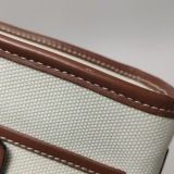 Burberry Freya Shopping Tote Canvas with Leather Mini — thumbnail 15