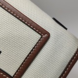 Burberry Freya Shopping Tote Canvas with Leather Mini — thumbnail 13
