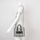 Burberry Freya Shopping Tote Canvas with Leather Mini — thumbnail 2