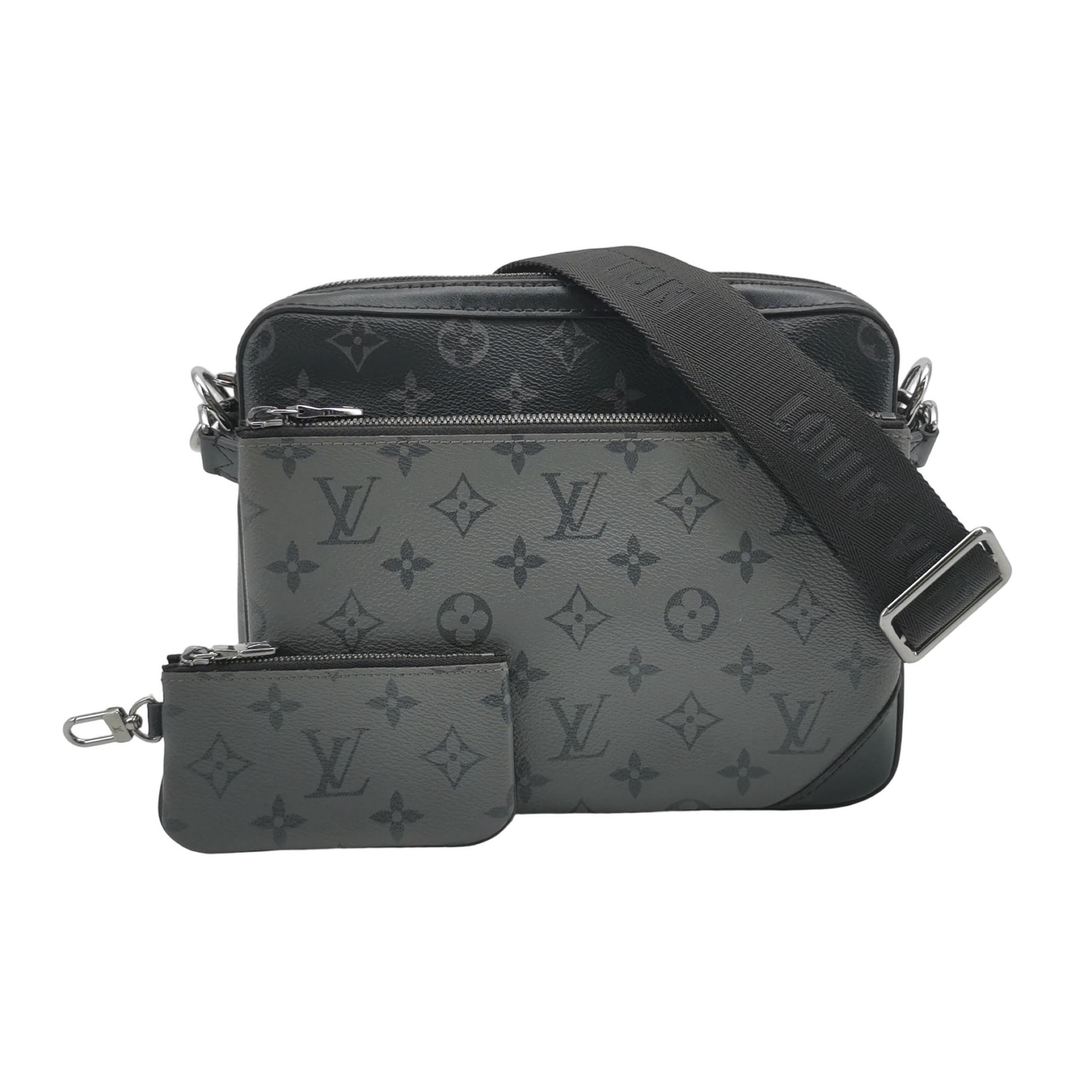 Louis Vuitton(LV) Trio Messenger Bag Reverse Monogram Eclipse Canvas — photo 1 of 19