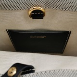 Burberry Freya Shopping Tote Canvas with Leather Mini — thumbnail 8