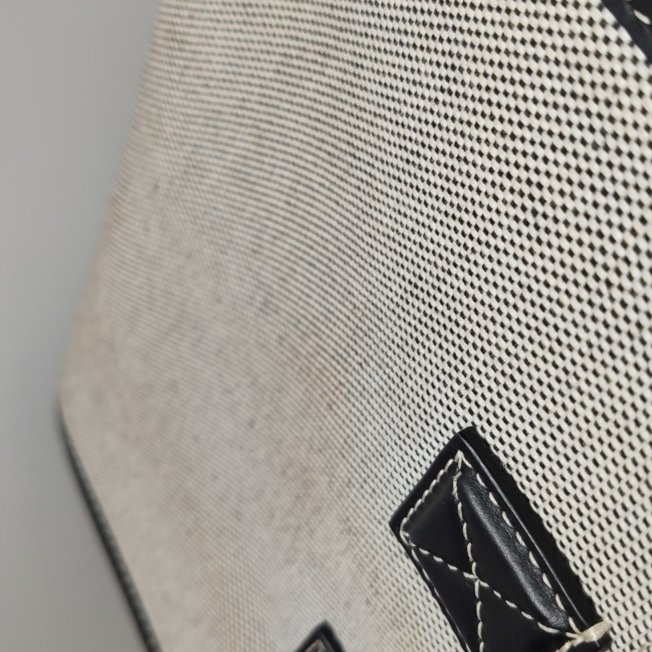 Burberry Freya Shopping Tote Canvas with Leather Mini — photo 12 of 15