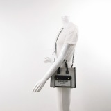 Burberry Freya Shopping Tote Canvas with Leather Mini — thumbnail 2