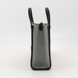 Burberry Freya Shopping Tote Canvas with Leather Mini — thumbnail 4