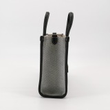 Burberry Freya Shopping Tote Canvas with Leather Mini — thumbnail 5