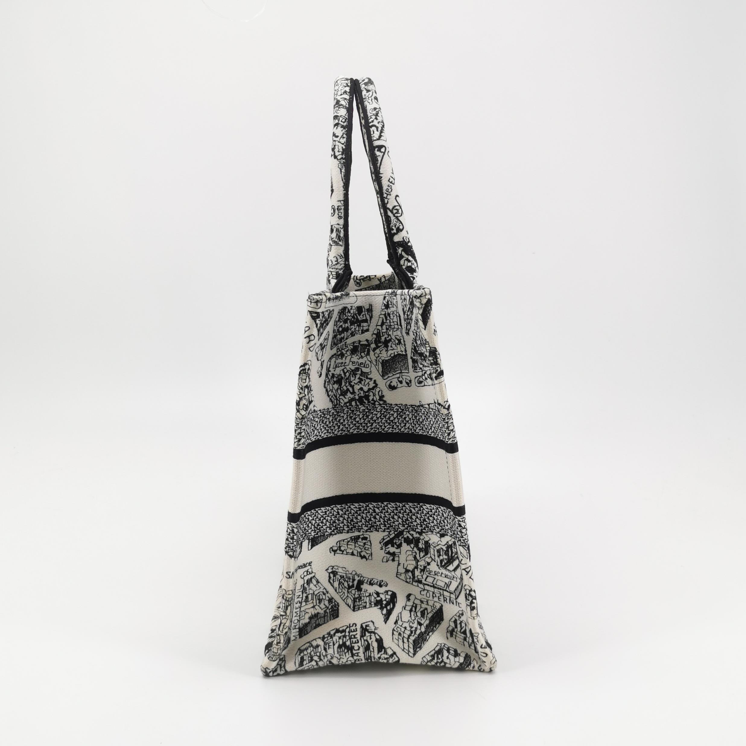 Christian Dior Book Tote Embroidered Canvas Medium — photo 3 of 24