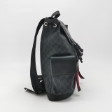 Gucci Double Pocket Buckle Backpack GG Coated Canvas Large — thumbnail 4