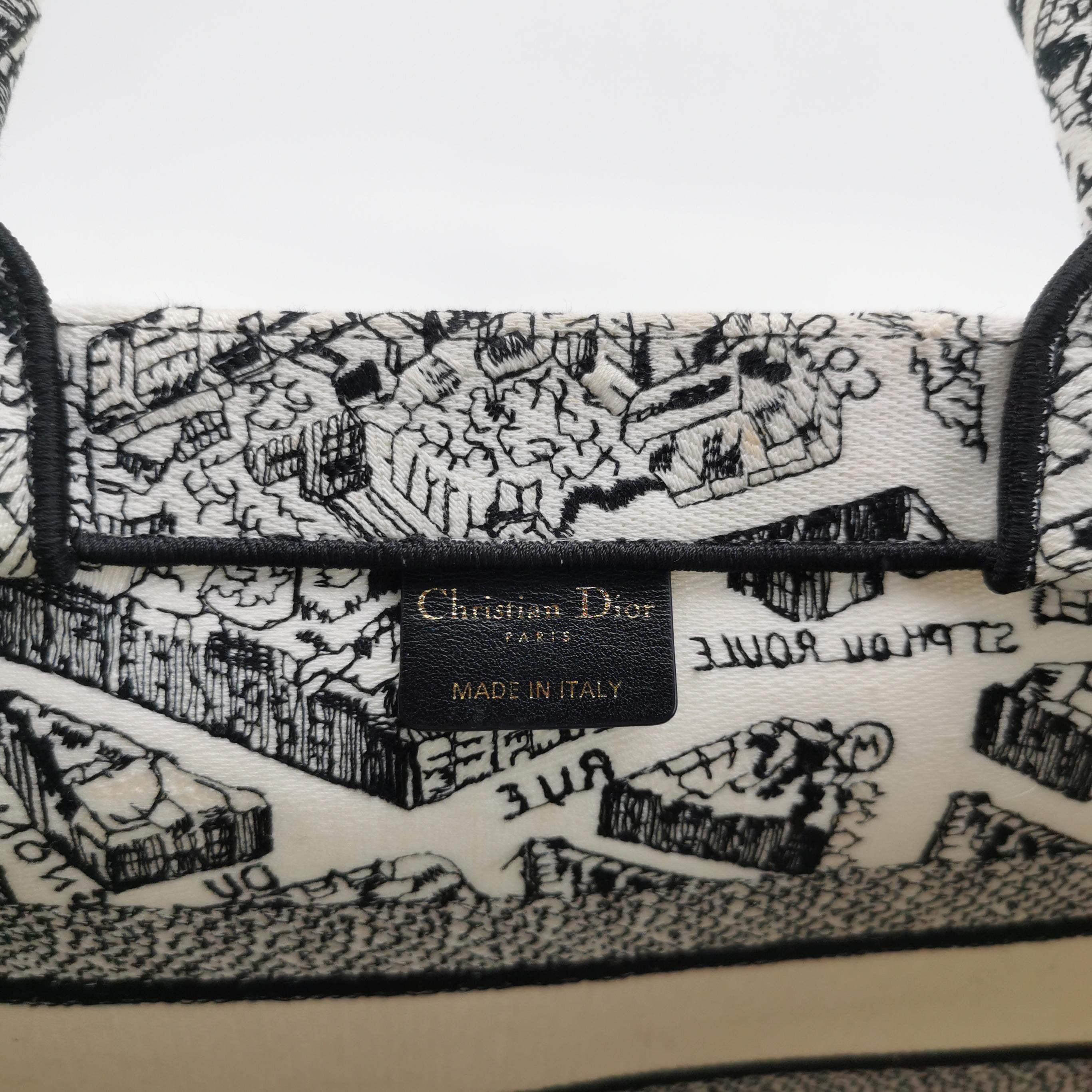 Christian Dior Book Tote Embroidered Canvas Medium — photo 8 of 24