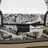 Christian Dior Book Tote Embroidered Canvas Medium — thumbnail 8