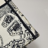 Christian Dior Book Tote Embroidered Canvas Medium — thumbnail 15
