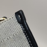 Burberry Freya Shopping Tote Canvas with Leather Mini — thumbnail 12
