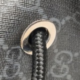 Gucci Double Pocket Buckle Backpack GG Coated Canvas Large — thumbnail 13
