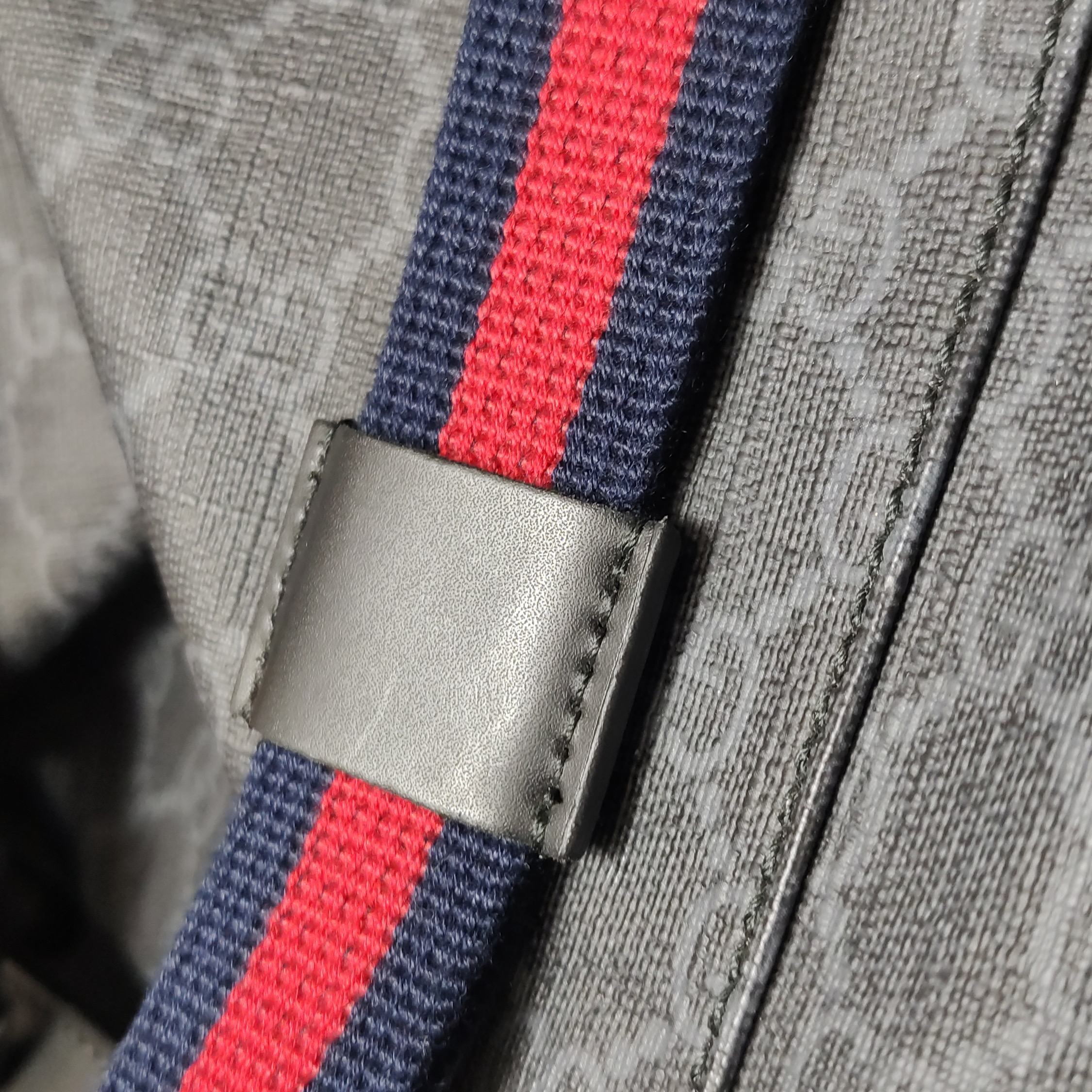 Gucci Double Pocket Buckle Backpack GG Coated Canvas Large — photo 16 of 19