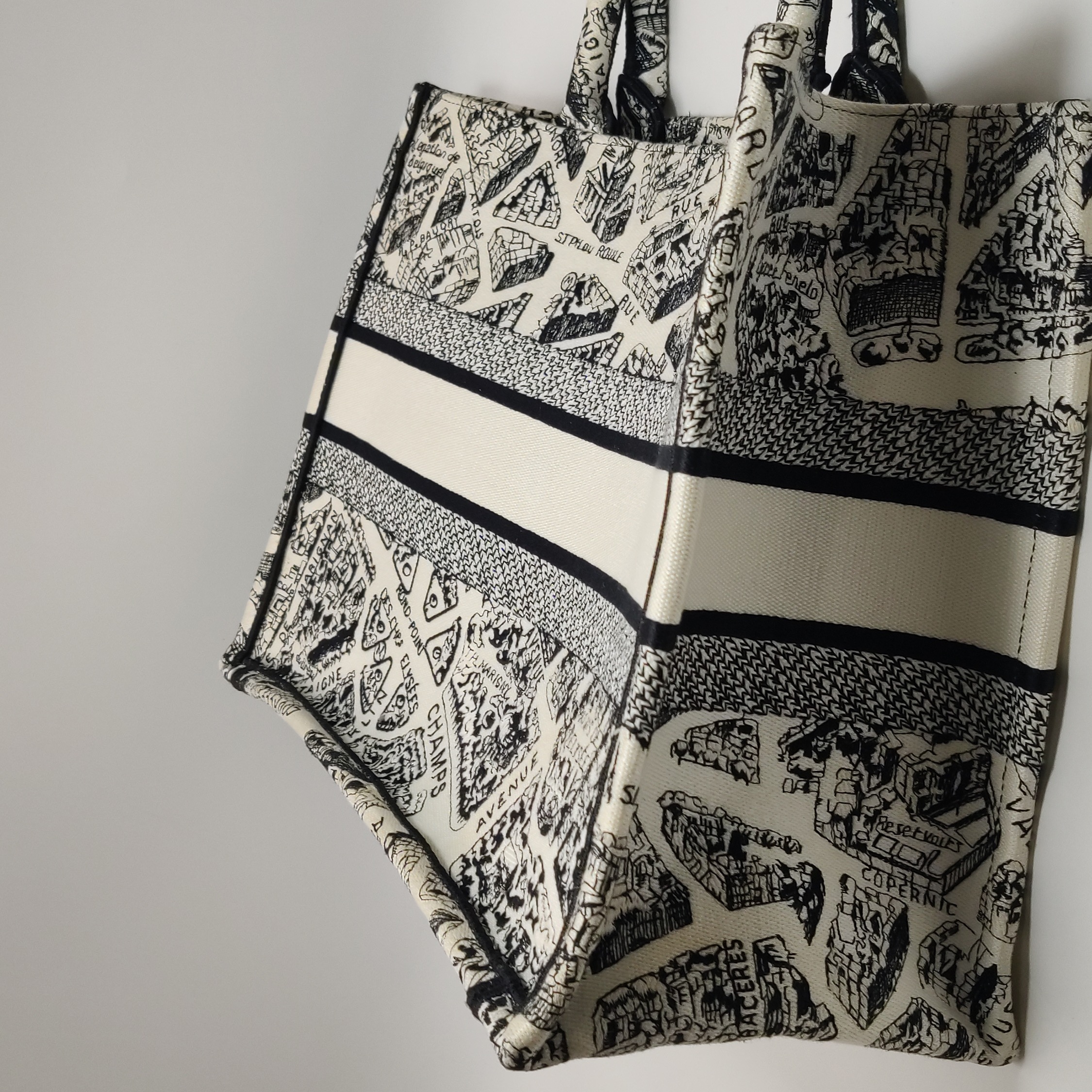 Christian Dior Book Tote Embroidered Canvas Medium — photo 23 of 24