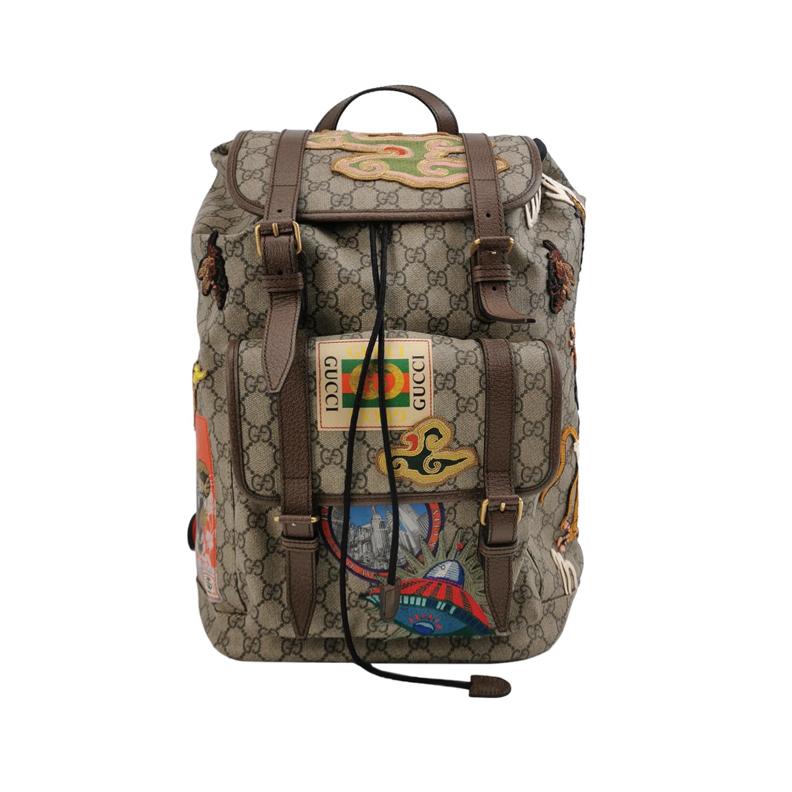 Gucci Courrier Soft Backpack GG Coated Canvas Large — photo 1 of 20