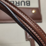 Burberry Freya Shopping Tote Canvas with Leather Small — thumbnail 16