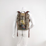 Gucci Courrier Soft Backpack GG Coated Canvas Large — thumbnail 2