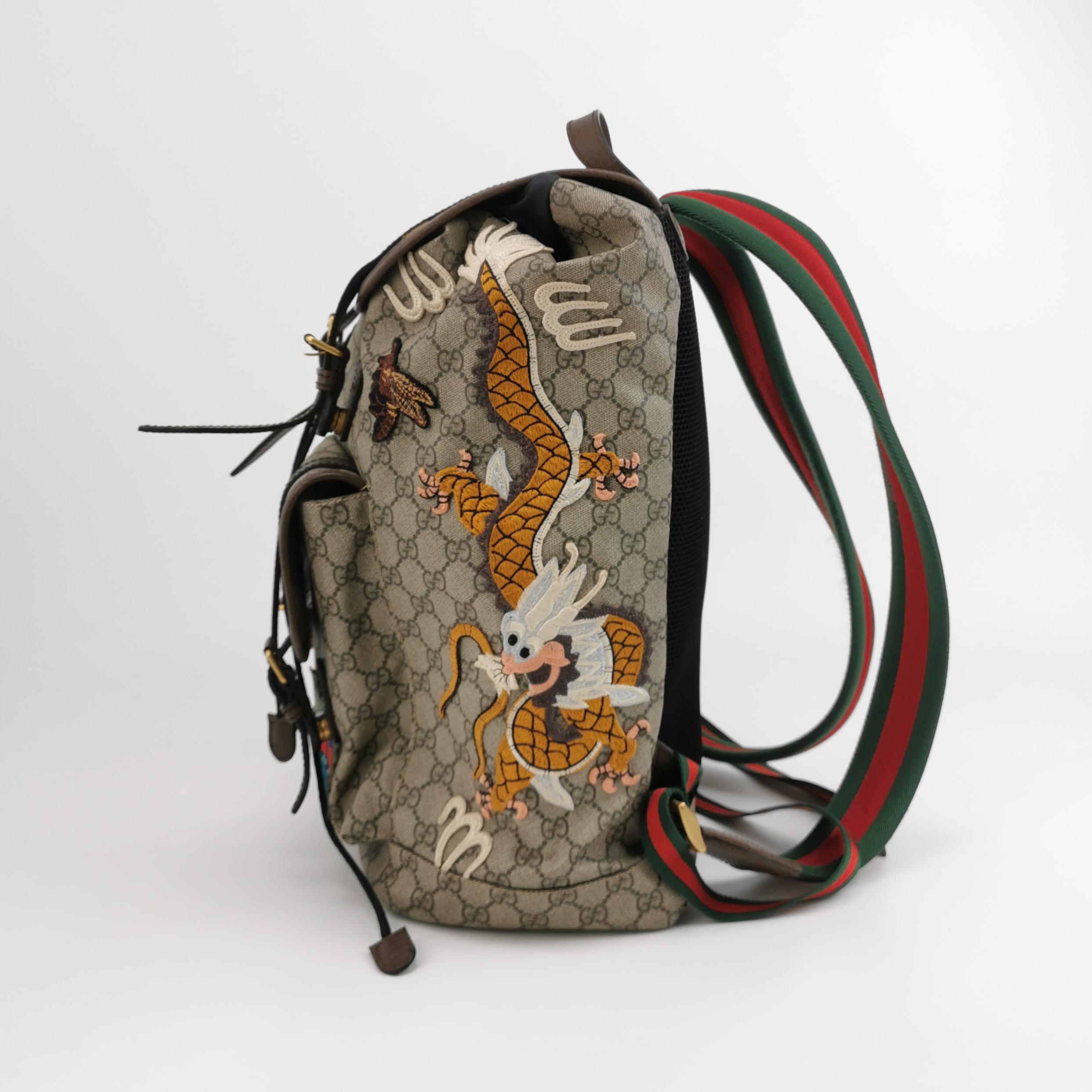 Gucci Courrier Soft Backpack GG Coated Canvas Large — photo 3 of 20