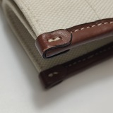 Burberry Freya Shopping Tote Canvas with Leather Small — thumbnail 12
