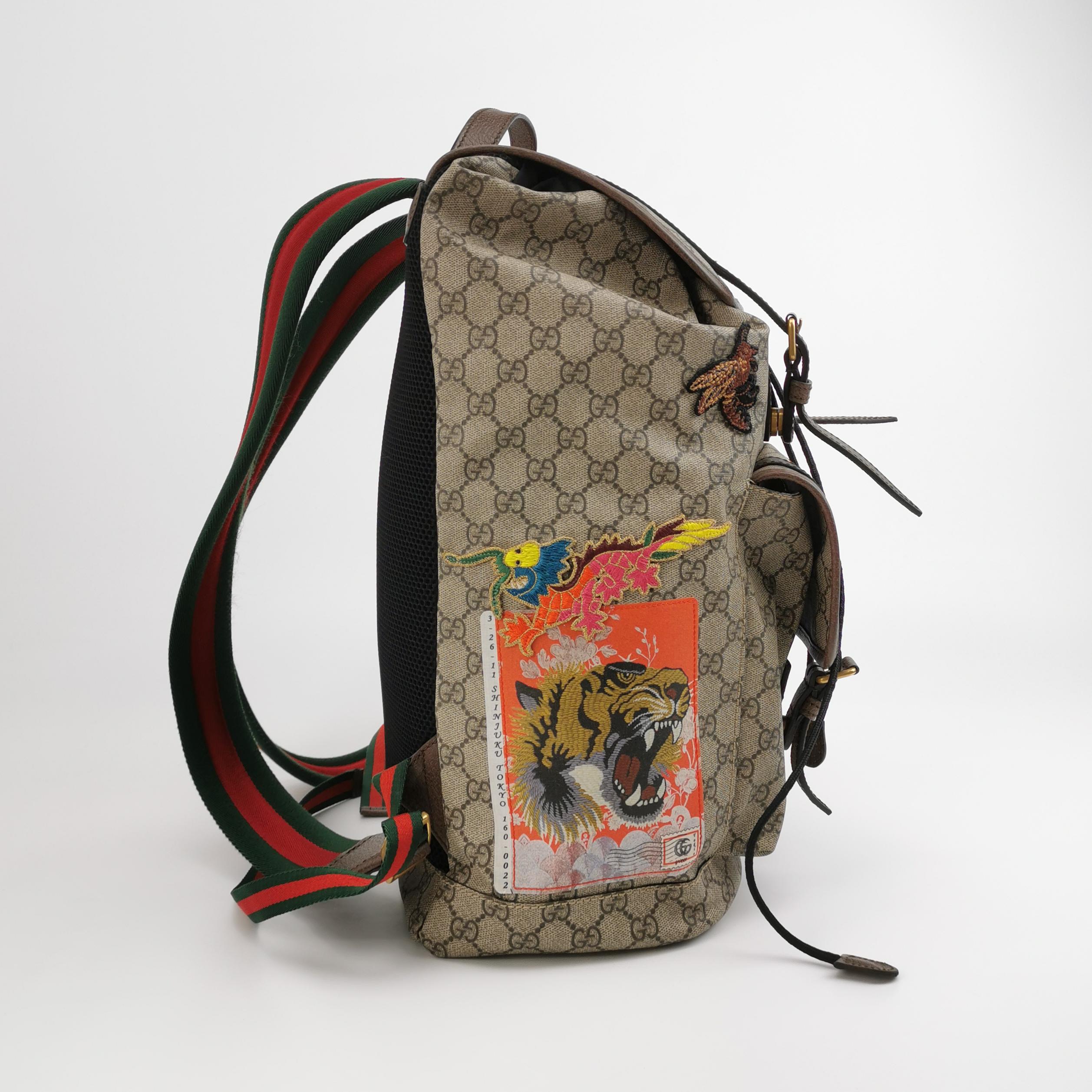 Gucci Courrier Soft Backpack GG Coated Canvas Large — photo 4 of 20