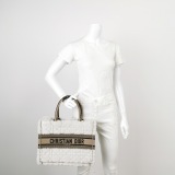 Christian Dior Book Tote Embroidered Canvas Medium — thumbnail 2