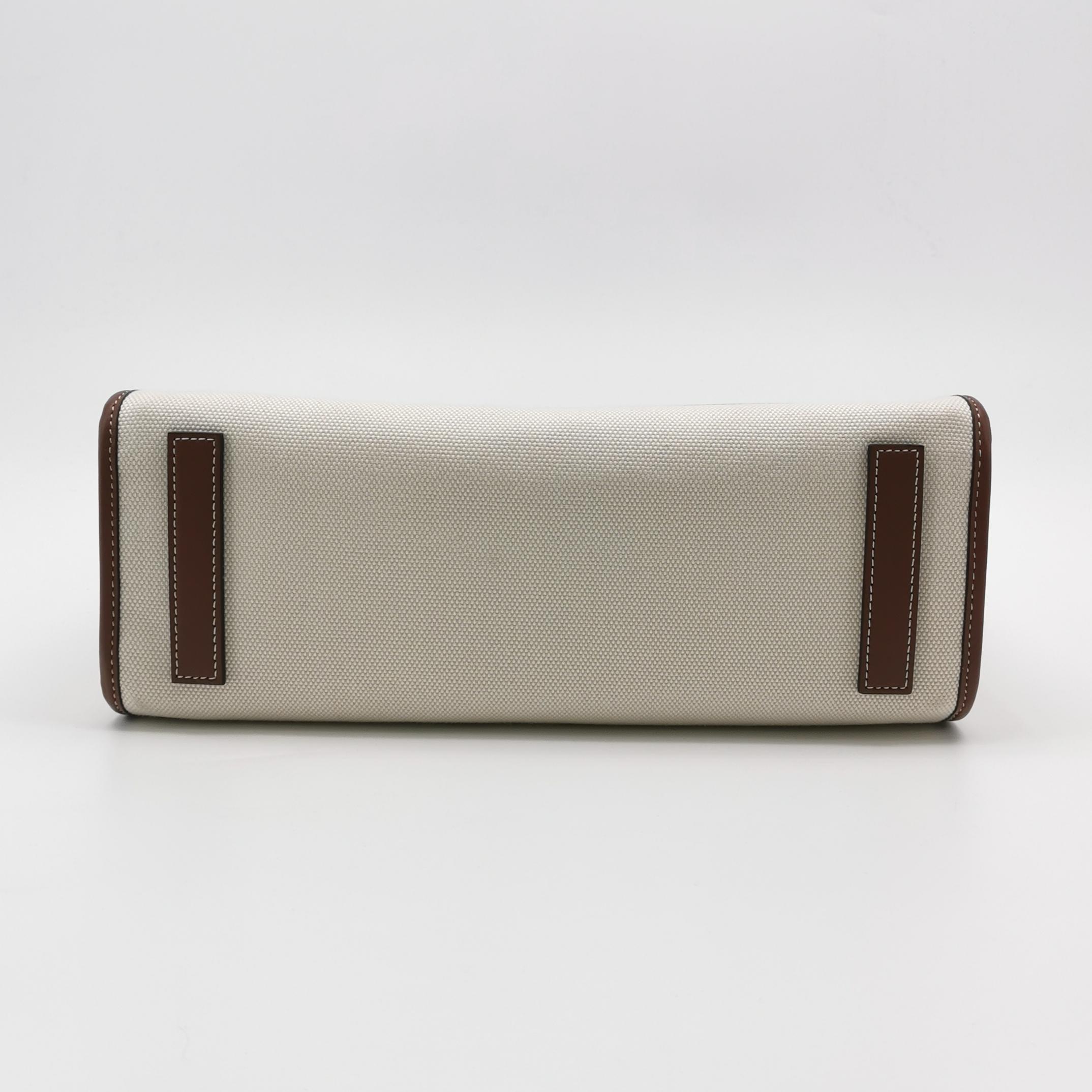 Burberry Freya Shopping Tote Canvas with Leather Small — photo 6 of 16