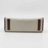 Burberry Freya Shopping Tote Canvas with Leather Small — thumbnail 6
