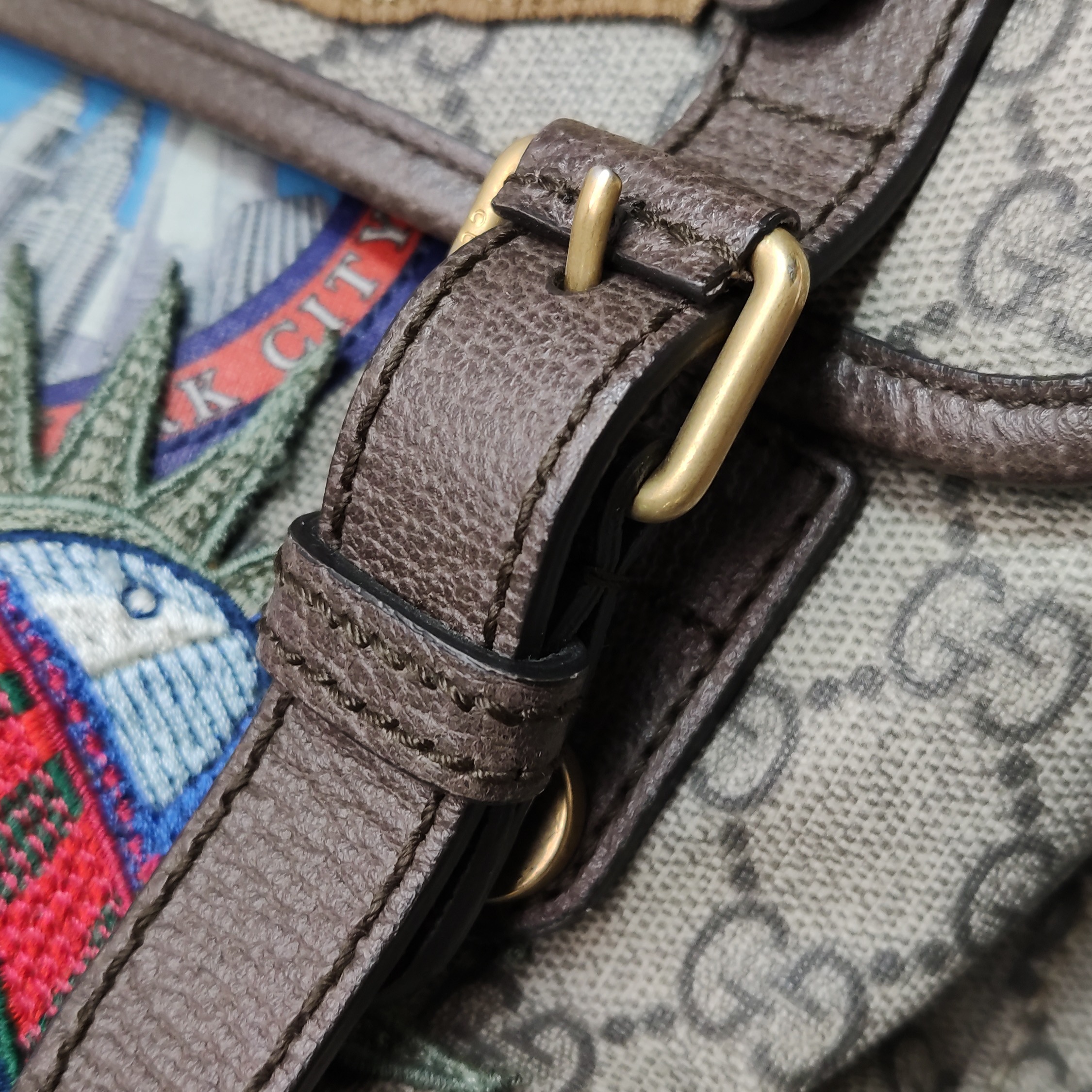Gucci Courrier Soft Backpack GG Coated Canvas Large — photo 12 of 20